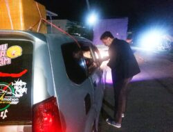 Jelang Nataru,Polda Gorontalo Perketat Pemeriksaan Kendaraan Wilayah Perbatasan