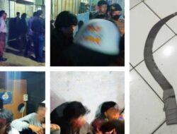 Bawa Celurit Hendak Tawuran, 4 Remaja Sempat Dihajar Warga. Beruntung di Selamatkan Polisi