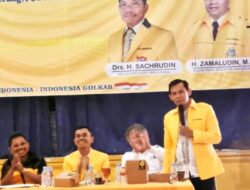 Sanusi Resmi Diperkenalkan Sachrudin Sebagai Fungsionaris DPP Partai Golkar