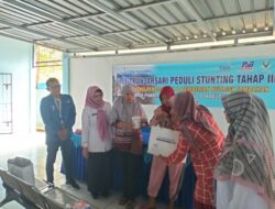 PLTU Banjarsari Dukung Pemerintah Kabupaten Lahat Tekan Jumlah Balita Stunting
