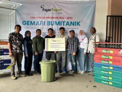 Melalui CSR,FajarPaper Gelar Kegiatan GEMARI BUMITANK Untuk Masyarakat