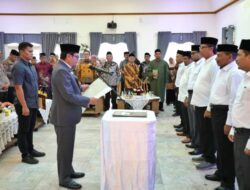 H. Razali S.Pd Dilantik Jadi Ketua MPD Aceh Utara