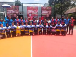 HUT PDI Perjuangan Gelar Turnamen Volly ” Piala Perjuangan Hattrick”