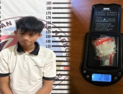 Bandar Narkotika di Bujung Tenuk Dikenakan Dua Pasal Berlapis