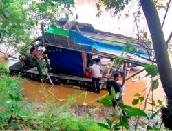 Polsek Sarolangun Tertibkan Aktifitas Peti di Aliran Sungai Tembesi