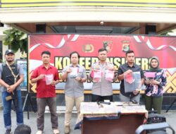 Selama Tiga Pekan, Polres Tulang Bawang Ungkap 13 Kasus Narkotika