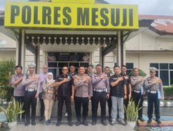 Persiapan Penegakan Hukum Pelanggaran Lalu Lintas Yang Berbasis Elektronik ,Korlantas Polri Kunjungi Polres  Mesuji