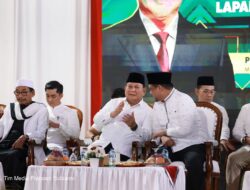 Disambut Meriah, Prabowo Beri Pantun Untuk Masyarakat Medan