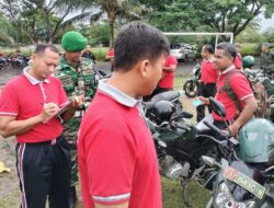 Staf Intelijen Kodim 0426 Tulang Bawang Secara Mendadak Laksanakan Pengecekan Kendaraan Dinas