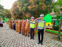 Polda Lampung Sambangi  Ke Sekolah SDN 08 Simpang Pematang Dalam Rangka Giat POlSANA