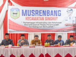 Berlangsung Sukses, Penjabat Bupati Sarolangun Hadiri Musrenbang Kecamatan Singkut