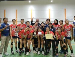 KKVC Kabupaten Bogor menjuarai Turnament Bola Volly KU 2007 (U-16) Nurunisa S Cup Cisarua Bogor