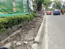 Rehabilitasi Jalan KH.Hasyim Azhari Kota Tangerang Amburadul, Dinas PUPR Banten Bungkam
