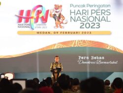 Presiden Joko Widodo : Media Mainstream Harus Menjadi Penjernih Informasi