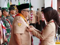 Ade Suryaman Dilantik Jadi Ketua Kwarcab Pramuka Kabupaten Sukabumi