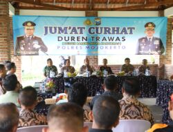 Kapolres Mojokerto Duduk Bareng Mitra Kamtibmas Dalam Giat Jum’at Curhat