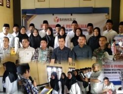 Panwascam Limun Resmi Lantik 16 Orang Panwas Tingkat Desa Dalam Kecamatan Limun