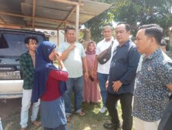 Gerak Cepat, Ketua DPD Nasdem Jumiwan Aguza ke Rumah Korban Kebakaran