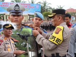 Kapolres Sarolangun Pimpin Gelar Pasukan Ops Keselamatan, Ada 7 Prioritas Sasaran