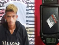 Gerebek Rumah Kontrakan, Satresnarkoba Polres Tulang Bawang Tangkap Pemuda Asal Mesuji