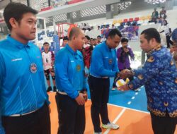 Walikota Buka Turnamen Bola Volly Open Putra dan Putri Piala Walikota Tangerang Cup