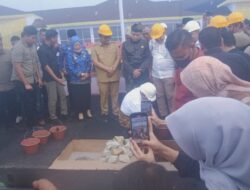 Gubernur Sumut Melakukan Peletakan Batu Pertama Pembangunan Kantor Bupati Batu Bara