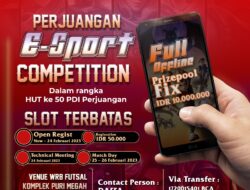 Sambut HUT PDIP ke 50, H Bambang Suwondo Gelar E-Sport Competition