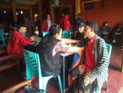 Masyarakat Antusias Ikut Pengobatan Gratis Yang di Helar RTP Di Desa Tenjo Ayu