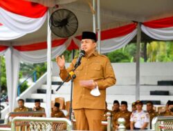 Bupati Batu Bara Pimpin Apel Pagi Perdana Memulai Kinerja di Tahun 2023