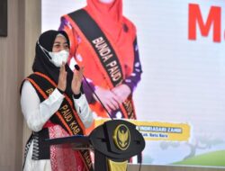 Ny. Hj. Maya Indriasari Zahir Membuka Kegiatan Sosialisasi Kurikulum Merdeka Belajar Bagi Satuan PAUD Se-Kabupaten Batu Bara