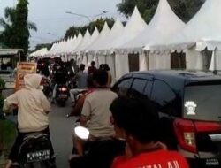 Ganggu Pengguna Jalan, Bazar di Jalan Umum Teluknaga Dikeluhkan Masyarakat