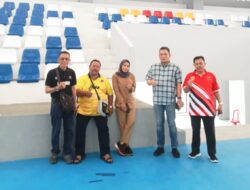 Persiapan Turnamen Volly Ball Tingkat Asia Tenggara, Wakil Direktur Pro Liga Pusat Survei GOR Greenlake Bersama Ketua PBVSI Kota Tangerang