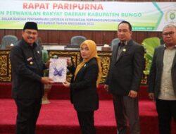 Bupati Bungo Hadiri Rapat Paripurna DPRD Kab. Bungo