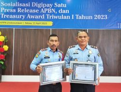 Kantor Imigrasi Lhokseumawe Raih Penghargaan Terbaik II Pagu Sedang dari KPPN