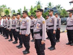 246 Personel Polres Aceh Utara Dikerahkan dalam Operasi Ketupat 2023