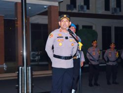 Pimpin Apel Pengamanan Malam Takbiran, Ini Pesan Kapolres Lhokseumawe Kepada Personel