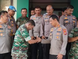 Jalin Sinergitas, Kapolrestro Tangerang Kota dan Jajaran Bersilaturahmi ke Kodim 0506 Tangerang