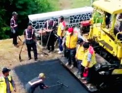 Jelang Lebaran,Dinas PU Kabupaten Sukabumi Genjot Perbaikan Infrastruktur Jalan