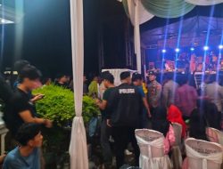 Polisi Bubarkan Acara Hajatan Hiburan Orgen Tunggal Yang Lampaui Batas Izin