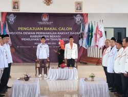 Partai PKS Resmi Daftarkan Bacaleg DPRD Kabupaten Bekasi ke KPUD