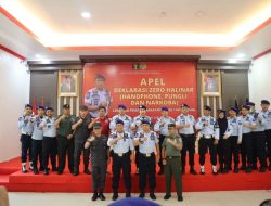 Lapas Kelas I Tangerang Gelar Apel Deklarasi Zero Halinar