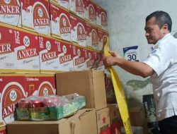 Tidak Memiliki SKPL,Toko Penjual Miras di Rawa Buaya Disegel Petugas