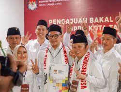Gerindra Kota Tangerang Daftarkan 50 Bacaleg Ke KPUD Diiringi Kesenian Budaya Betawi