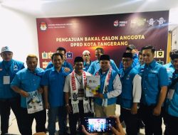 Daftarkan Bacaleg Ke KPU, Partai Gelora Kota Tangerang Siap Rebut 1 Fraksi