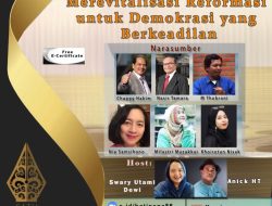 Webinar Satupena Hadirkan Diskusi Revitalisasi Reformasi Untuk Demokrasi
