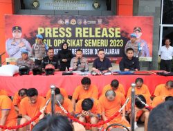 Operasi Pekat Semeru Polres Gresik Gulung 21 Pelaku Kejahatan