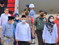 Kapolda Jambi Irjen Pol. Rusdi Hartono, Sambut Kedatangan Wapres RI di Bandara Sultan Thaha