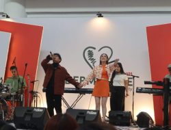 Kehadiran Celine Evangelista dan Stevan Pasaribu di Mega Mall Batam Ramai Pengunjung