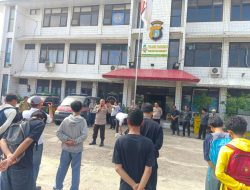 Polsek Pakuhaji Pulangkan 19 Pelajar Terduga Pelaku Tawuran ke Orang tuanya
