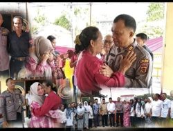 Perpisahan Kapolsek Limun Dengan Warga Berlansung Haru